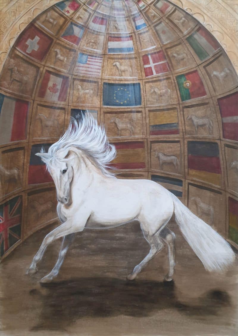 Pferdegemälde und Pferdeportraits