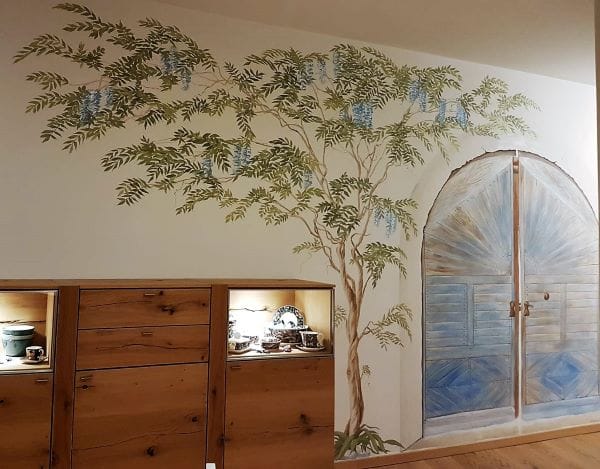wandmalerei badezimmer
